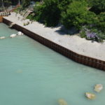 View of water near a dock.