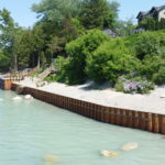 View of water near a dock.