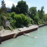 View of water near a dock.