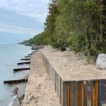 shoreline restoration in Blue Haven Beach