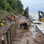 shoreline construction in Blue Haven Beach