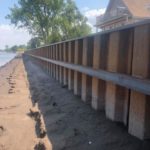 shoreline restoration in Kettle Point, Ontario