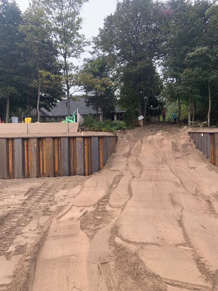 shoreline erosion protection in Sarnia, Ontario