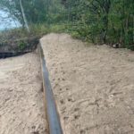 shoreline retaining walls in Sarnia, Ontario