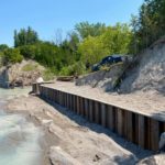 shoreline protection in Cedar Bank