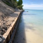 shoreline walls in Grand Bend