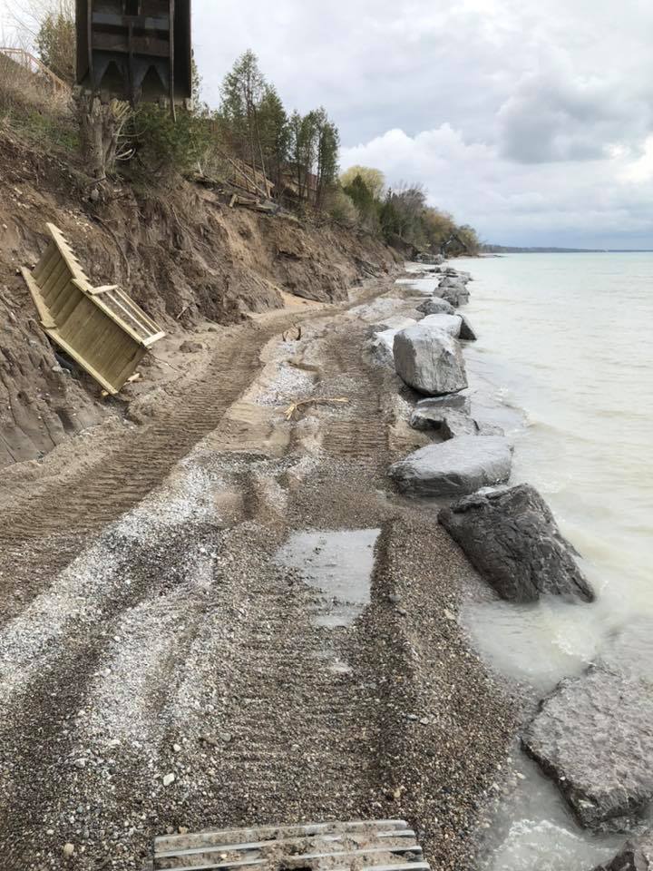 shoring walls in Grand Bend